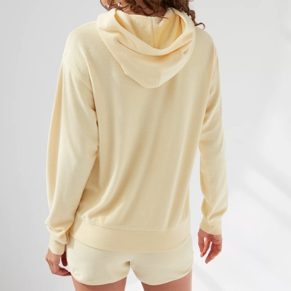 TNA The Perfect Hoodie Classic Pullover Hoodie - Butter Yellow - Size XS - Picture 2 of 15